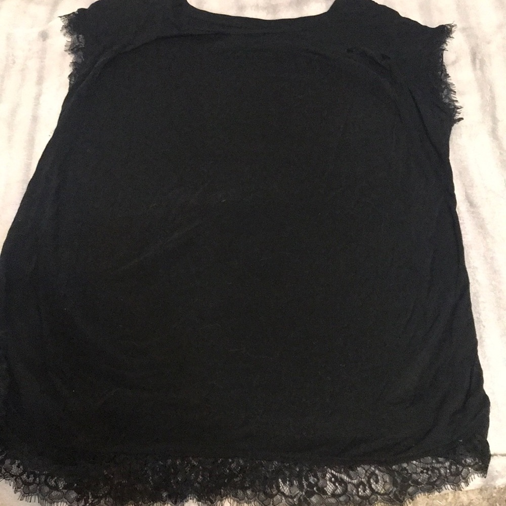 Black lace top